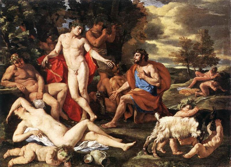 Nicolas Poussin Midas and Bacchus